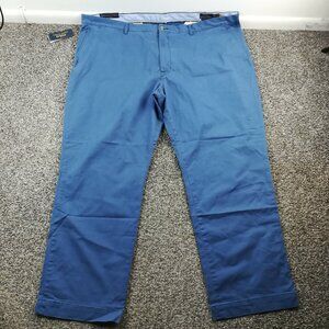 NWT Polo Ralph Lauren Pants Classic Fit Stretch Chino Blue Mens 48B x 31